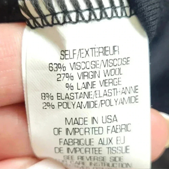 SIZE 6 THEORY dress Karline Idol Jersy A-Line Stretch Classic Career - Picture 8 of 11